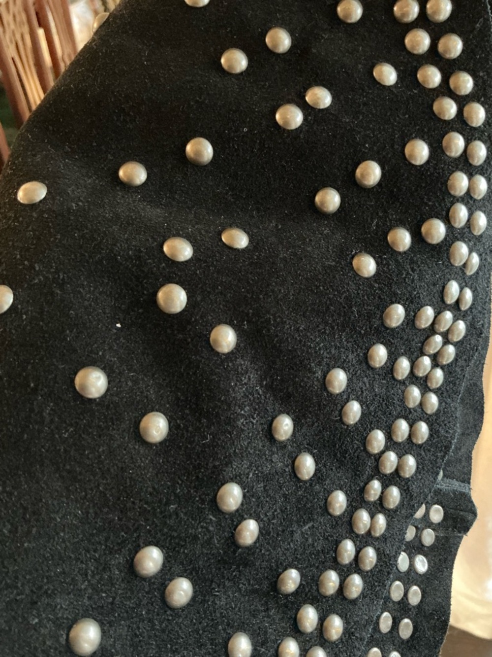 Free People Black Studded Mini Skirt - Picture 11 of 13